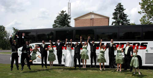 Detroit Wedding Party Bus